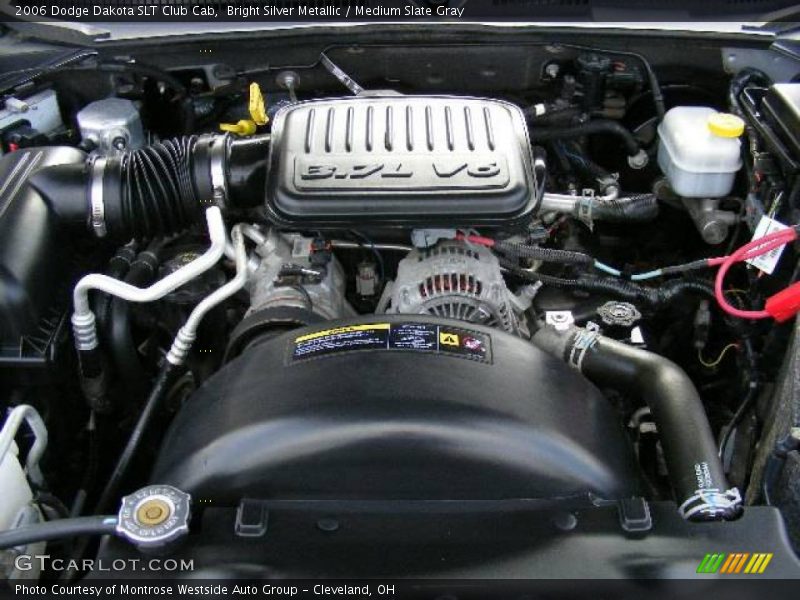 Bright Silver Metallic / Medium Slate Gray 2006 Dodge Dakota SLT Club Cab