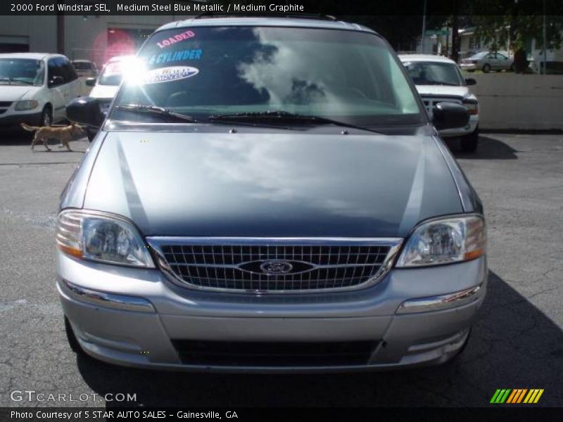 Medium Steel Blue Metallic / Medium Graphite 2000 Ford Windstar SEL