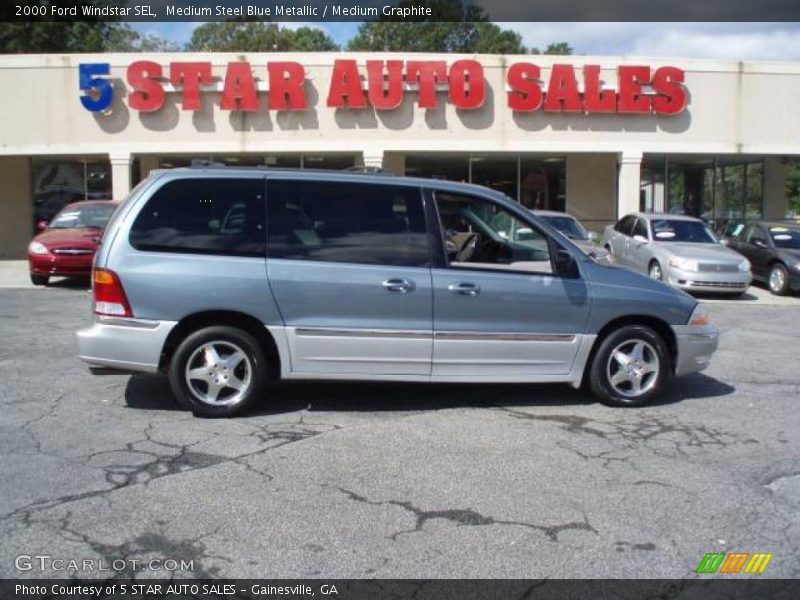 Medium Steel Blue Metallic / Medium Graphite 2000 Ford Windstar SEL