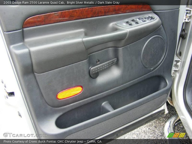 Bright Silver Metallic / Dark Slate Gray 2003 Dodge Ram 2500 Laramie Quad Cab