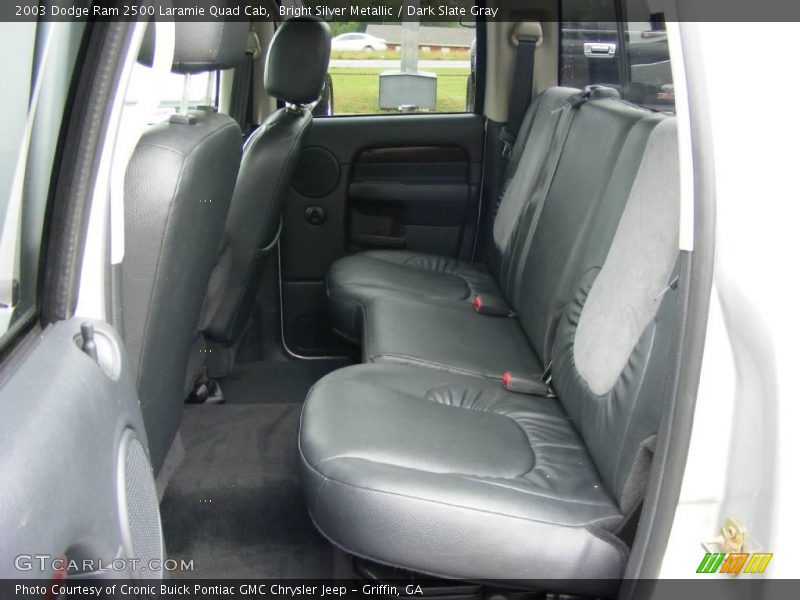 Bright Silver Metallic / Dark Slate Gray 2003 Dodge Ram 2500 Laramie Quad Cab