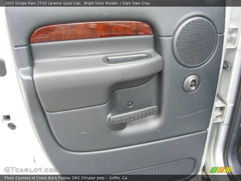 Bright Silver Metallic / Dark Slate Gray 2003 Dodge Ram 2500 Laramie Quad Cab