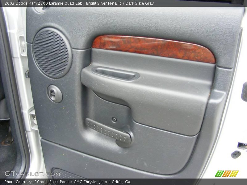 Bright Silver Metallic / Dark Slate Gray 2003 Dodge Ram 2500 Laramie Quad Cab