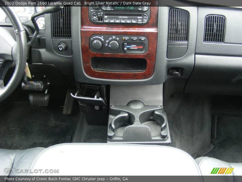 Bright Silver Metallic / Dark Slate Gray 2003 Dodge Ram 2500 Laramie Quad Cab