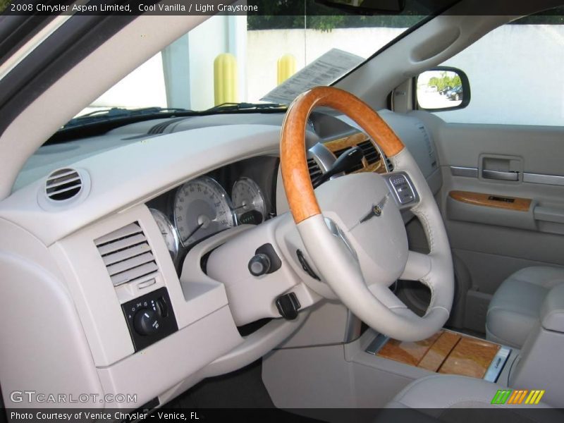 Cool Vanilla / Light Graystone 2008 Chrysler Aspen Limited