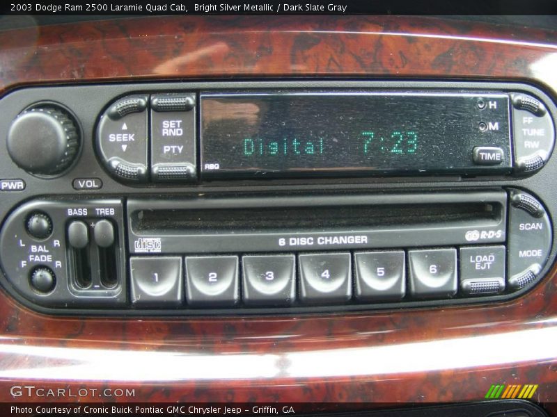 Bright Silver Metallic / Dark Slate Gray 2003 Dodge Ram 2500 Laramie Quad Cab