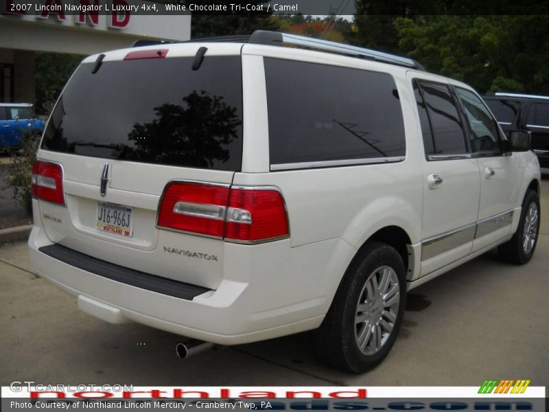 White Chocolate Tri-Coat / Camel 2007 Lincoln Navigator L Luxury 4x4