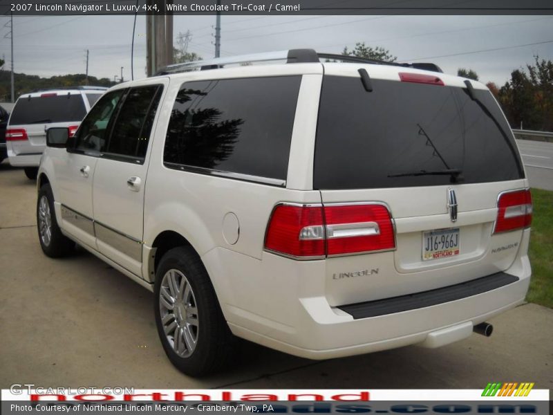 White Chocolate Tri-Coat / Camel 2007 Lincoln Navigator L Luxury 4x4