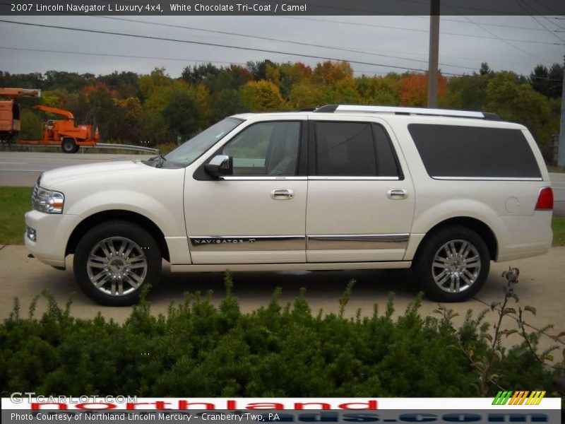 White Chocolate Tri-Coat / Camel 2007 Lincoln Navigator L Luxury 4x4