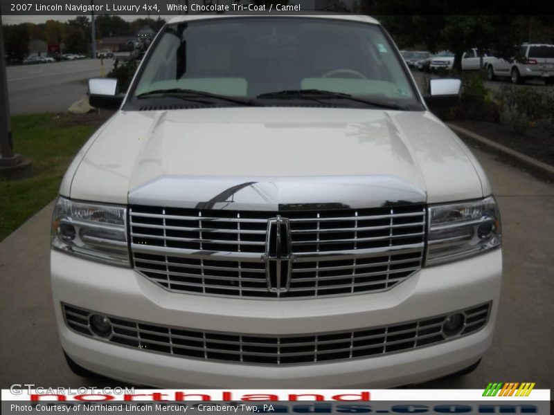 White Chocolate Tri-Coat / Camel 2007 Lincoln Navigator L Luxury 4x4