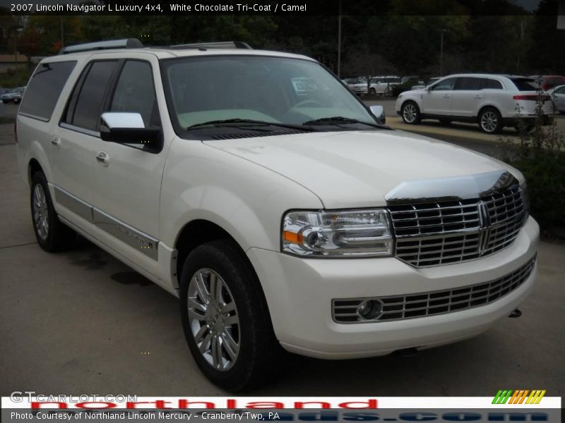 White Chocolate Tri-Coat / Camel 2007 Lincoln Navigator L Luxury 4x4