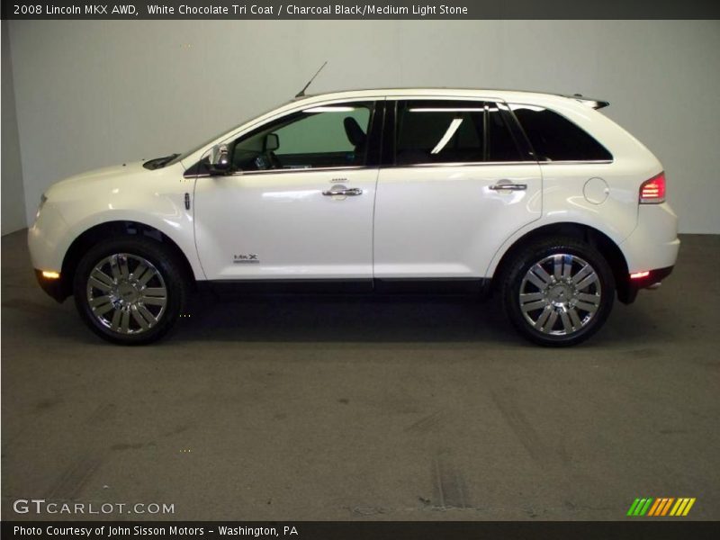 White Chocolate Tri Coat / Charcoal Black/Medium Light Stone 2008 Lincoln MKX AWD