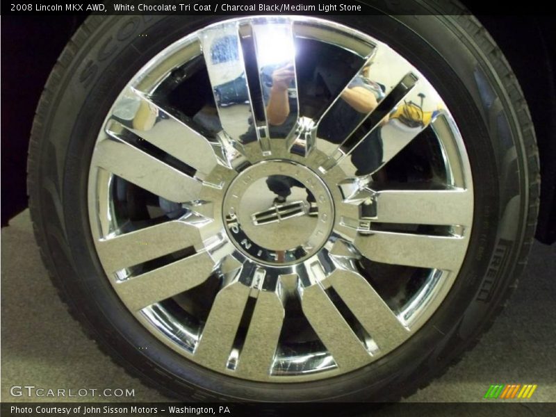 White Chocolate Tri Coat / Charcoal Black/Medium Light Stone 2008 Lincoln MKX AWD