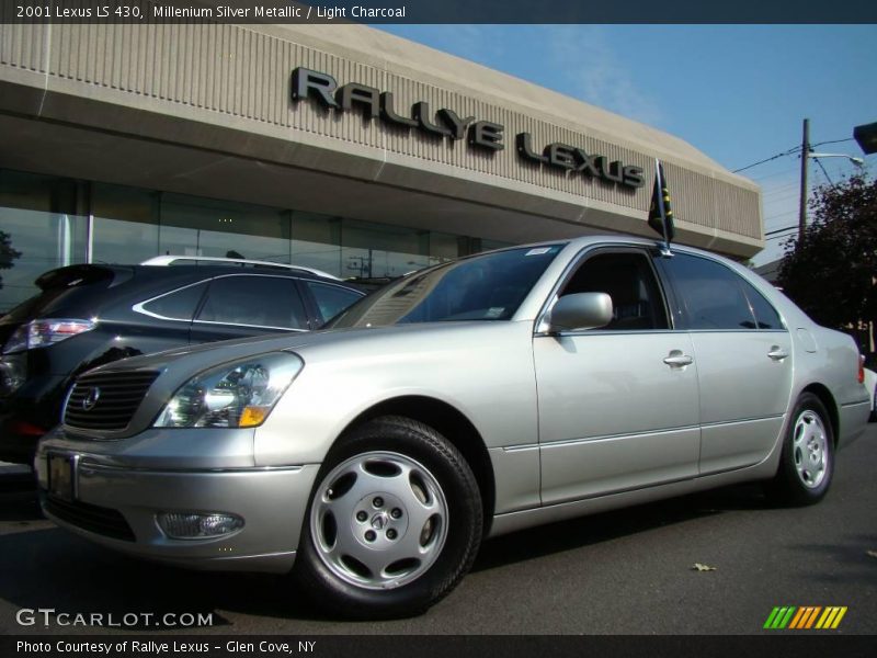 Millenium Silver Metallic / Light Charcoal 2001 Lexus LS 430