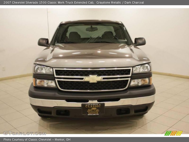 Graystone Metallic / Dark Charcoal 2007 Chevrolet Silverado 1500 Classic Work Truck Extended Cab