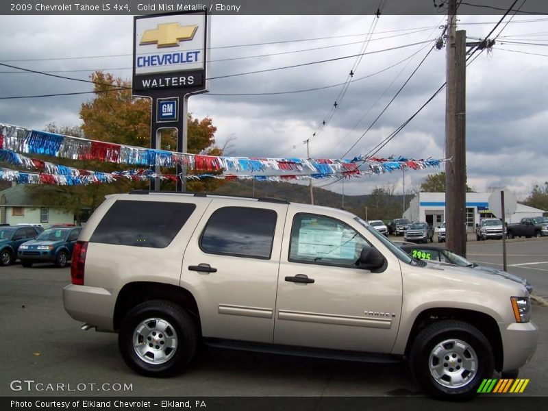 Gold Mist Metallic / Ebony 2009 Chevrolet Tahoe LS 4x4