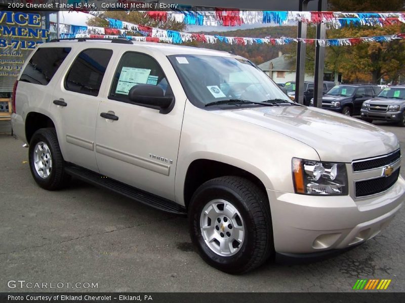 Gold Mist Metallic / Ebony 2009 Chevrolet Tahoe LS 4x4