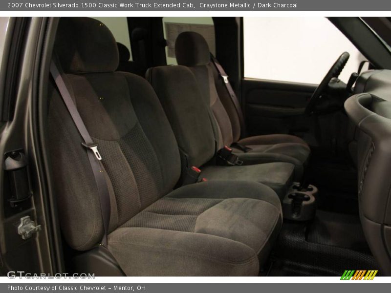 Graystone Metallic / Dark Charcoal 2007 Chevrolet Silverado 1500 Classic Work Truck Extended Cab