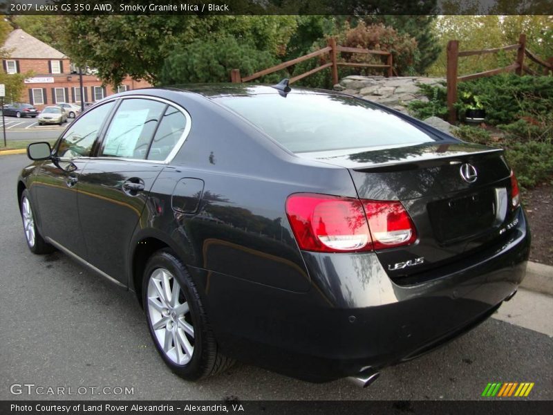 Smoky Granite Mica / Black 2007 Lexus GS 350 AWD