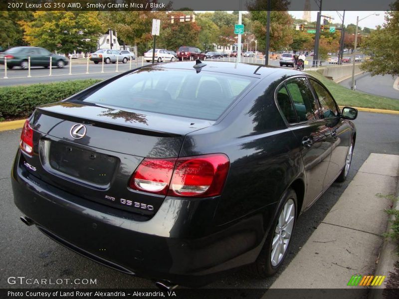 Smoky Granite Mica / Black 2007 Lexus GS 350 AWD