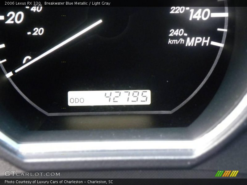 Breakwater Blue Metallic / Light Gray 2006 Lexus RX 330