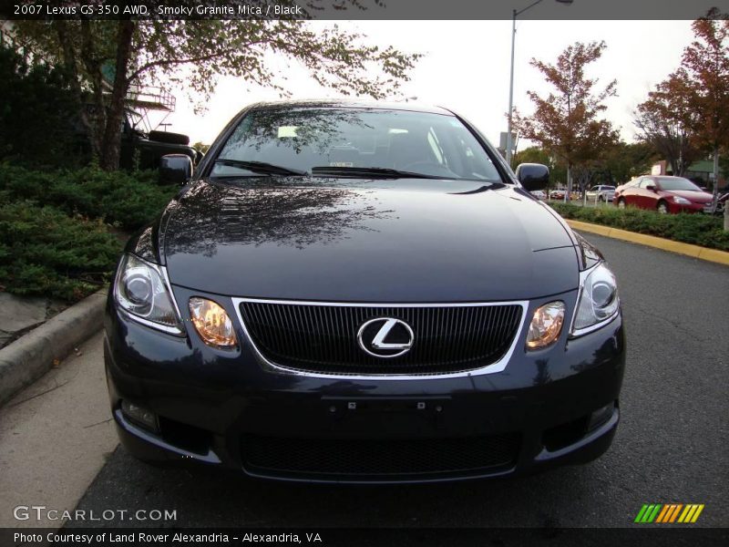 Smoky Granite Mica / Black 2007 Lexus GS 350 AWD