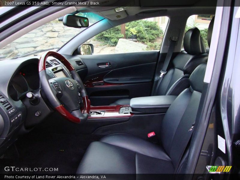 Smoky Granite Mica / Black 2007 Lexus GS 350 AWD