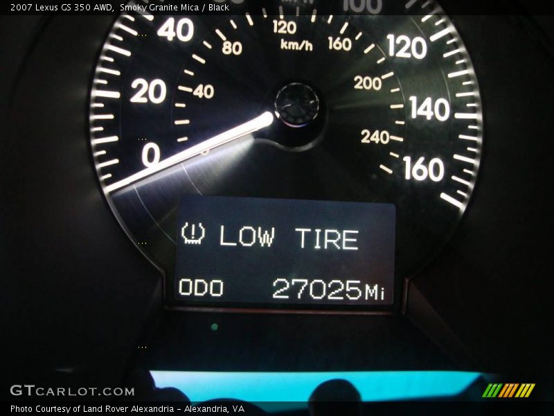 Smoky Granite Mica / Black 2007 Lexus GS 350 AWD