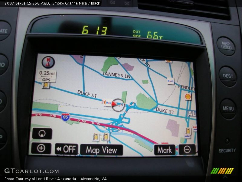 Smoky Granite Mica / Black 2007 Lexus GS 350 AWD