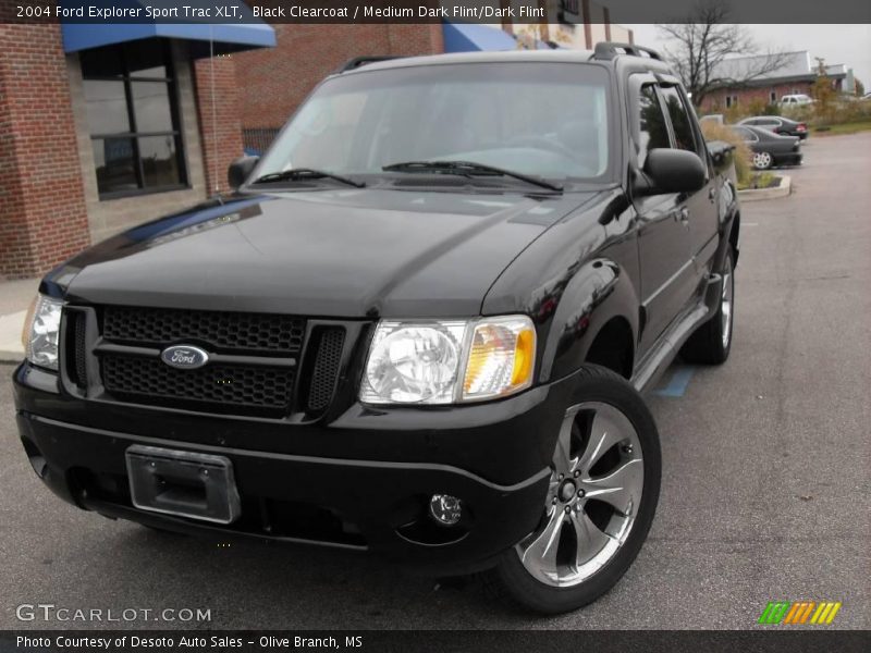 Black Clearcoat / Medium Dark Flint/Dark Flint 2004 Ford Explorer Sport Trac XLT