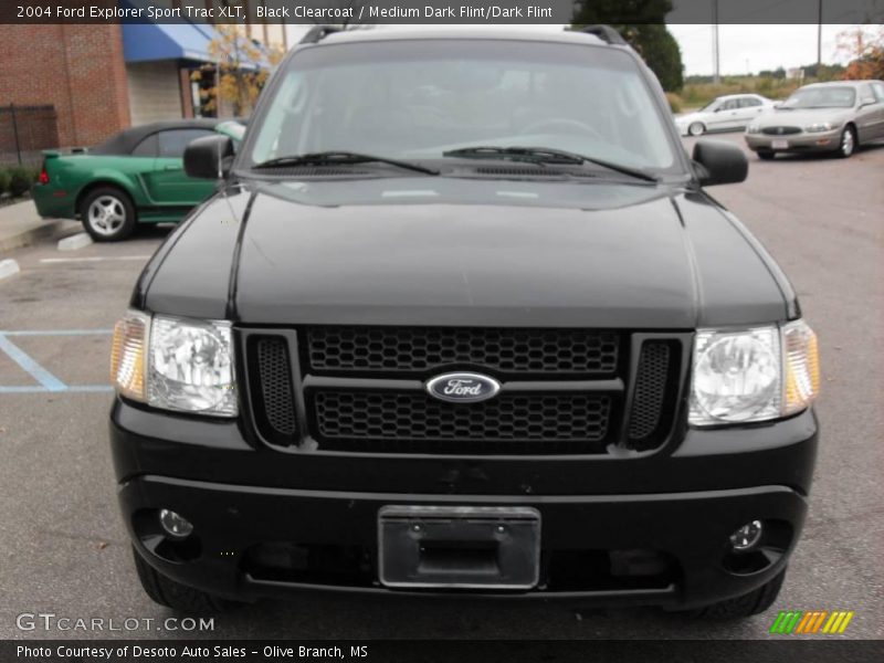 Black Clearcoat / Medium Dark Flint/Dark Flint 2004 Ford Explorer Sport Trac XLT