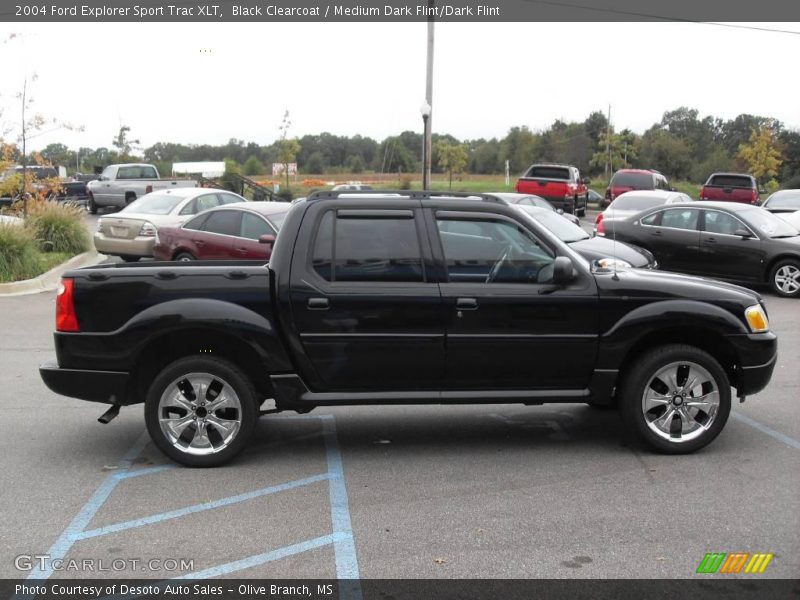 Black Clearcoat / Medium Dark Flint/Dark Flint 2004 Ford Explorer Sport Trac XLT
