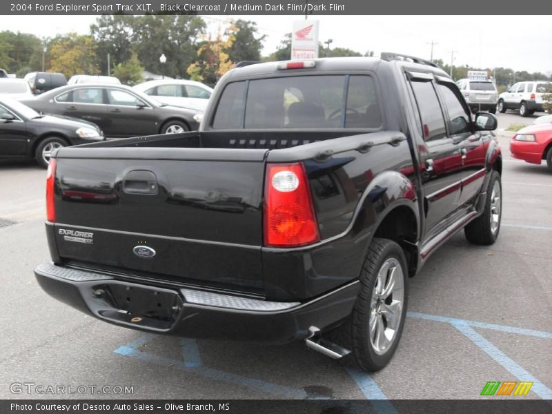 Black Clearcoat / Medium Dark Flint/Dark Flint 2004 Ford Explorer Sport Trac XLT
