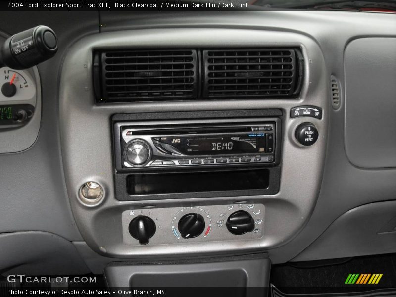 Black Clearcoat / Medium Dark Flint/Dark Flint 2004 Ford Explorer Sport Trac XLT