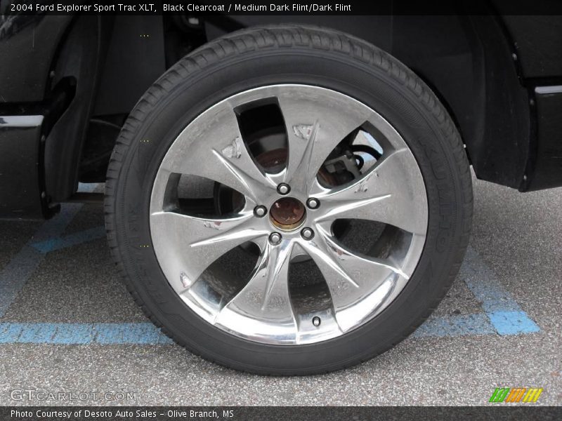 Black Clearcoat / Medium Dark Flint/Dark Flint 2004 Ford Explorer Sport Trac XLT