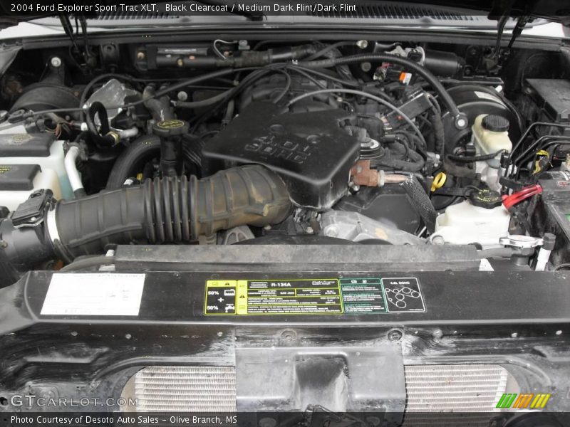 Black Clearcoat / Medium Dark Flint/Dark Flint 2004 Ford Explorer Sport Trac XLT