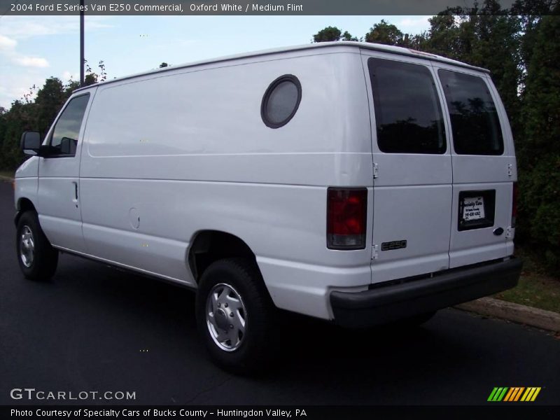 Oxford White / Medium Flint 2004 Ford E Series Van E250 Commercial