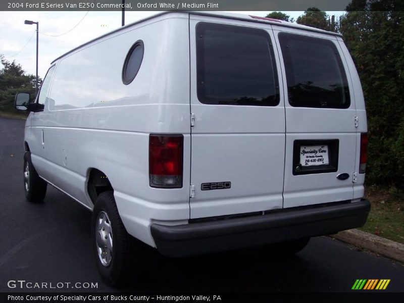 Oxford White / Medium Flint 2004 Ford E Series Van E250 Commercial