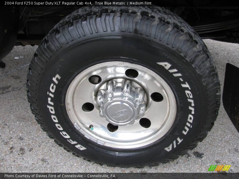 True Blue Metallic / Medium Flint 2004 Ford F250 Super Duty XLT Regular Cab 4x4