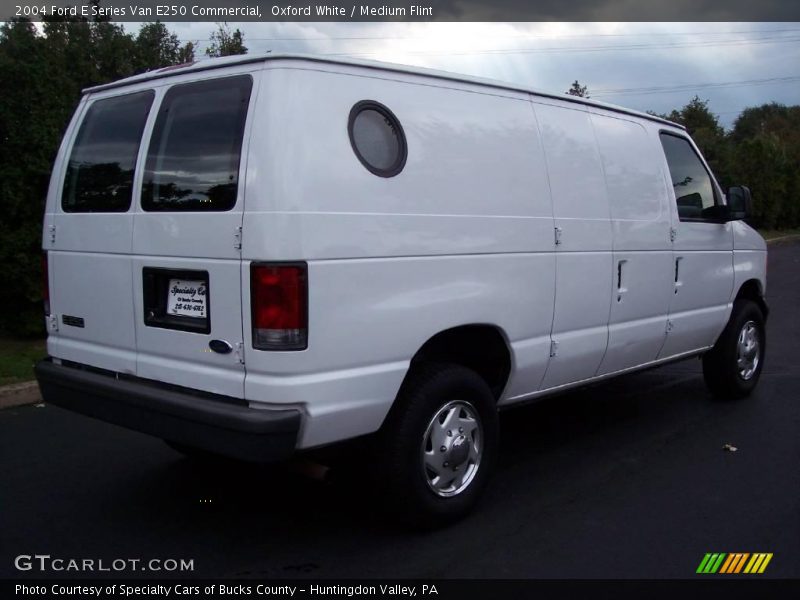 Oxford White / Medium Flint 2004 Ford E Series Van E250 Commercial