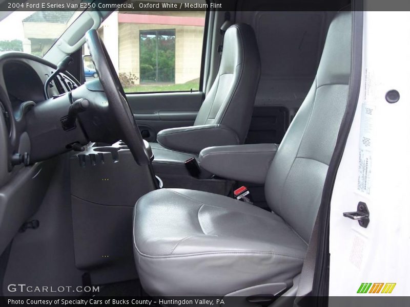 Oxford White / Medium Flint 2004 Ford E Series Van E250 Commercial