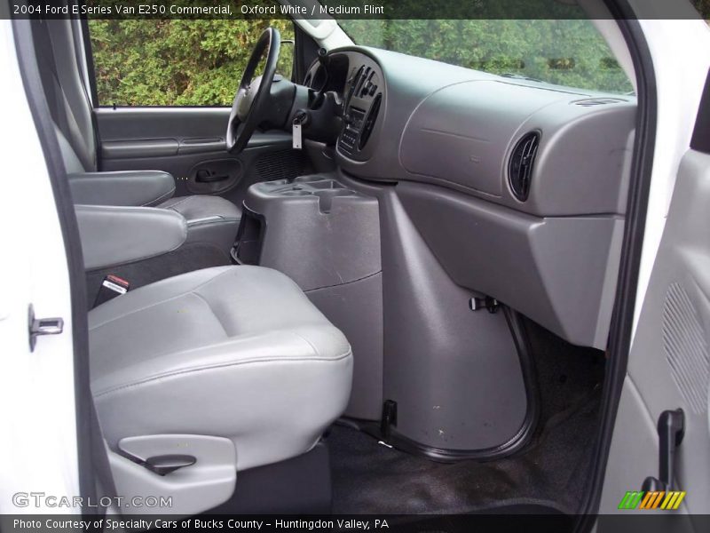 Oxford White / Medium Flint 2004 Ford E Series Van E250 Commercial
