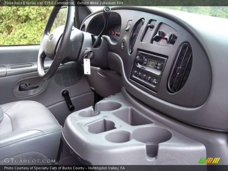 Oxford White / Medium Flint 2004 Ford E Series Van E250 Commercial