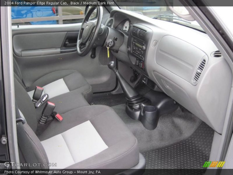 Black / Medium Dark Flint 2004 Ford Ranger Edge Regular Cab