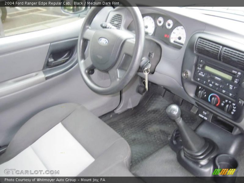 Black / Medium Dark Flint 2004 Ford Ranger Edge Regular Cab