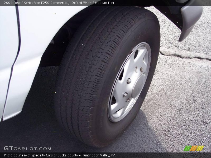Oxford White / Medium Flint 2004 Ford E Series Van E250 Commercial