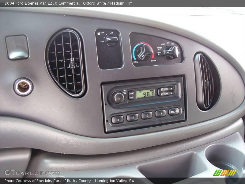 Oxford White / Medium Flint 2004 Ford E Series Van E250 Commercial