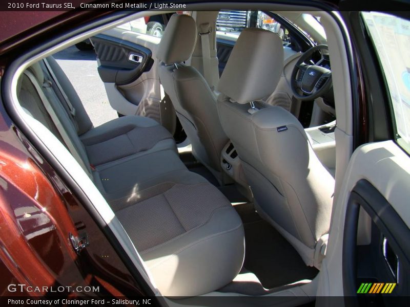 Cinnamon Red Metallic / Light Stone 2010 Ford Taurus SEL