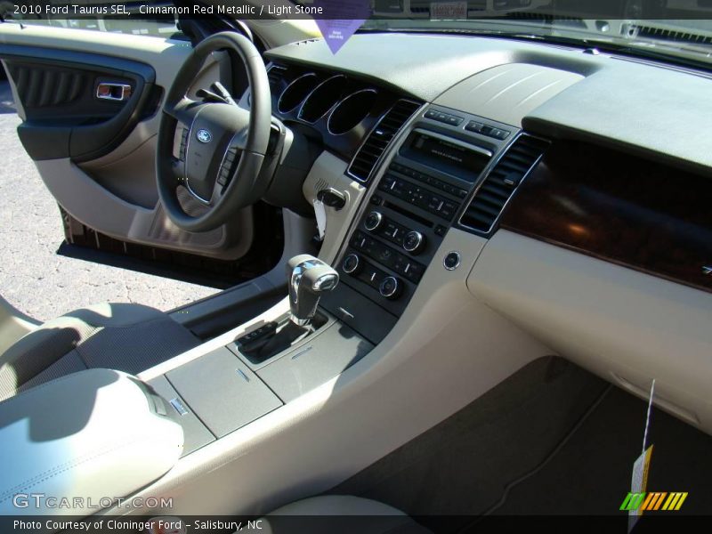 Cinnamon Red Metallic / Light Stone 2010 Ford Taurus SEL