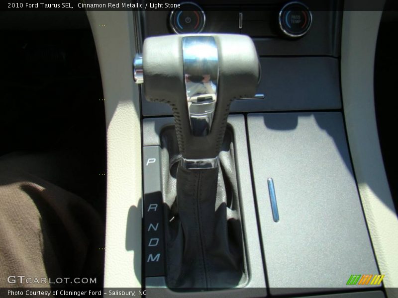 Cinnamon Red Metallic / Light Stone 2010 Ford Taurus SEL